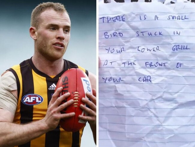 Tom Mitchell had an unusual encounter with a magpie.