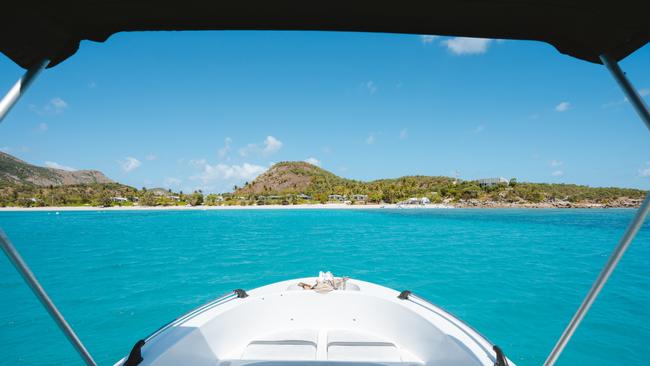 Guests have use of small dinghies on Lizard Island. Picture: TEQ