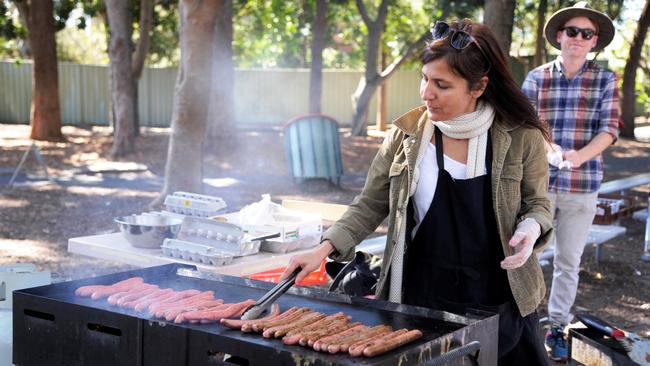 Democracy sausages all day.