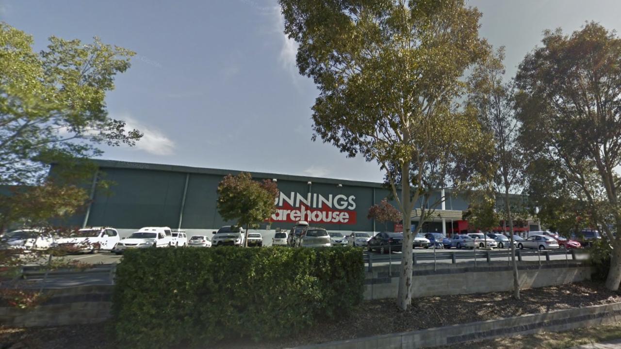 The Bunnings store in Campbelltown at the corner of Kellicar Rd and Bugden Pl. Picture: Google.