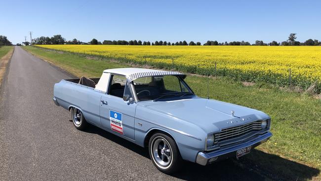 Rustin Chivell, Horsham, says this Valiant VE Wayfare has done more than 1.6 million kilometres. "My dad bought this Aussie ute new has travelled over one million miles, a unique family ute , it’s special," Rustin says.