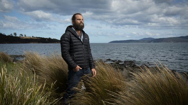 Sam Elsom, CEO Sea Forest, in Triabunna, Tasmania