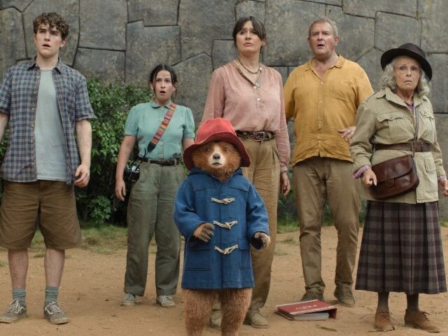 The Browns – including the new Mrs Brown, Emily Mortimer – and Mrs Bird join Paddington on his mission.