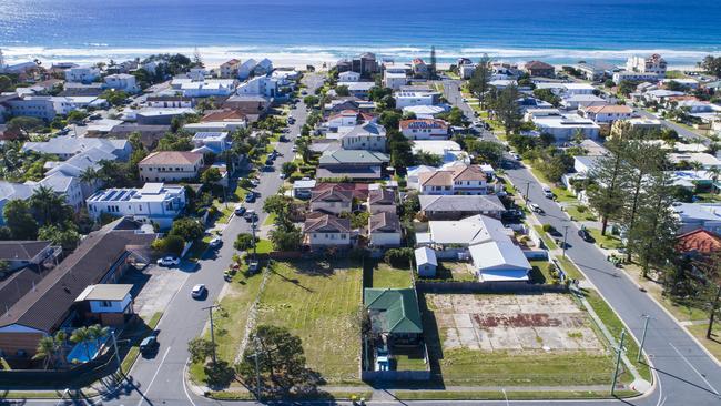 There are already five petrol stations within a 2.5km radius of the Roberts family home in Mermaid Beach. Picture: Nigel Hallett