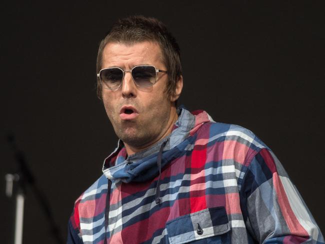 Liam Gallagher, performing solo at Glastonbury, has been feuding with brother Noel for years. Picture: AFP