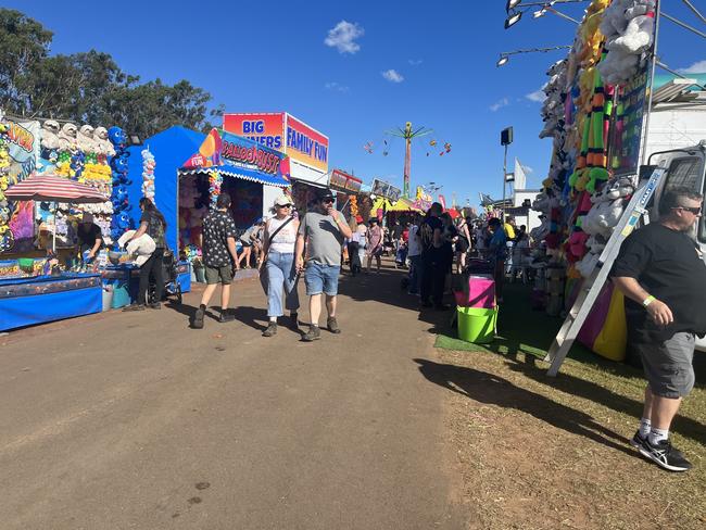 A huge crowd gathered at the Fraser Coast Show on Friday.