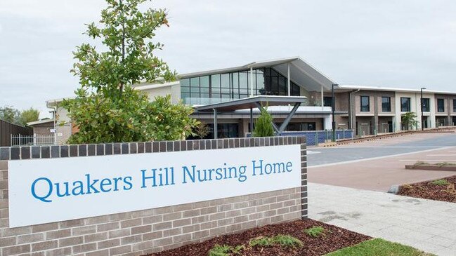 One resident at Quakers Hill Nursing Home has tested positive to the virus. Picture: Supplied