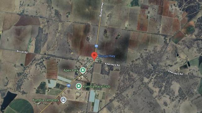 The scene of the Bunya Highway crash. Image: Google Maps