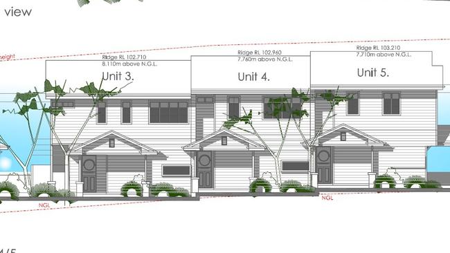 Plans on exhibition for six new units in Goonellabah to the tune of $2.8M.