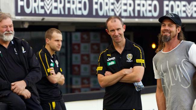 Ben Cousins at Richmond training at Optus Oval today. Pic: Trevor Collens