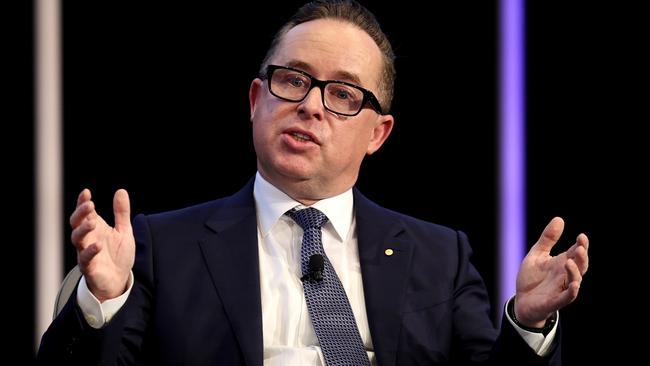 Former Qantas boss Alan Joyce faces the clawback of millions in bonus payments. Picture: Brendon Thorne/Bloomberg