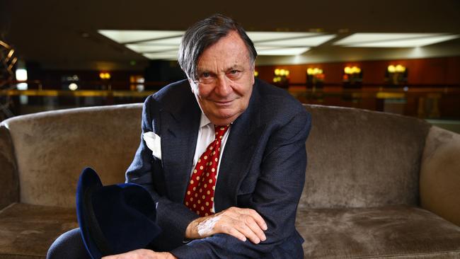 Australian performer Barry Humphries has died. Britta Campion