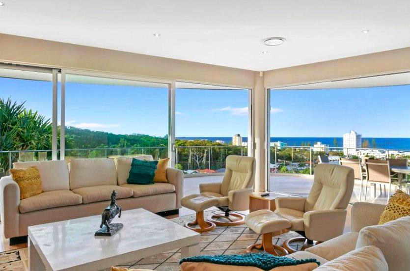 A "SIX-STAR resort-style" home part of millionaire's row in Alexandra Headland's coveted golden triangle has suddenly hit the market for only the second time. Picture: Contributed