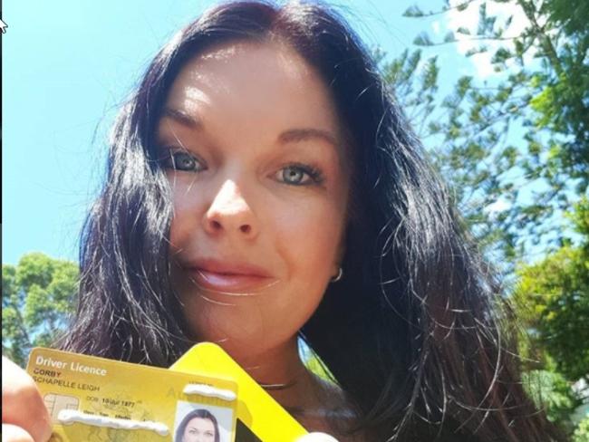 Schapelle Corby with her new Learners Licence — Picture: Instagram