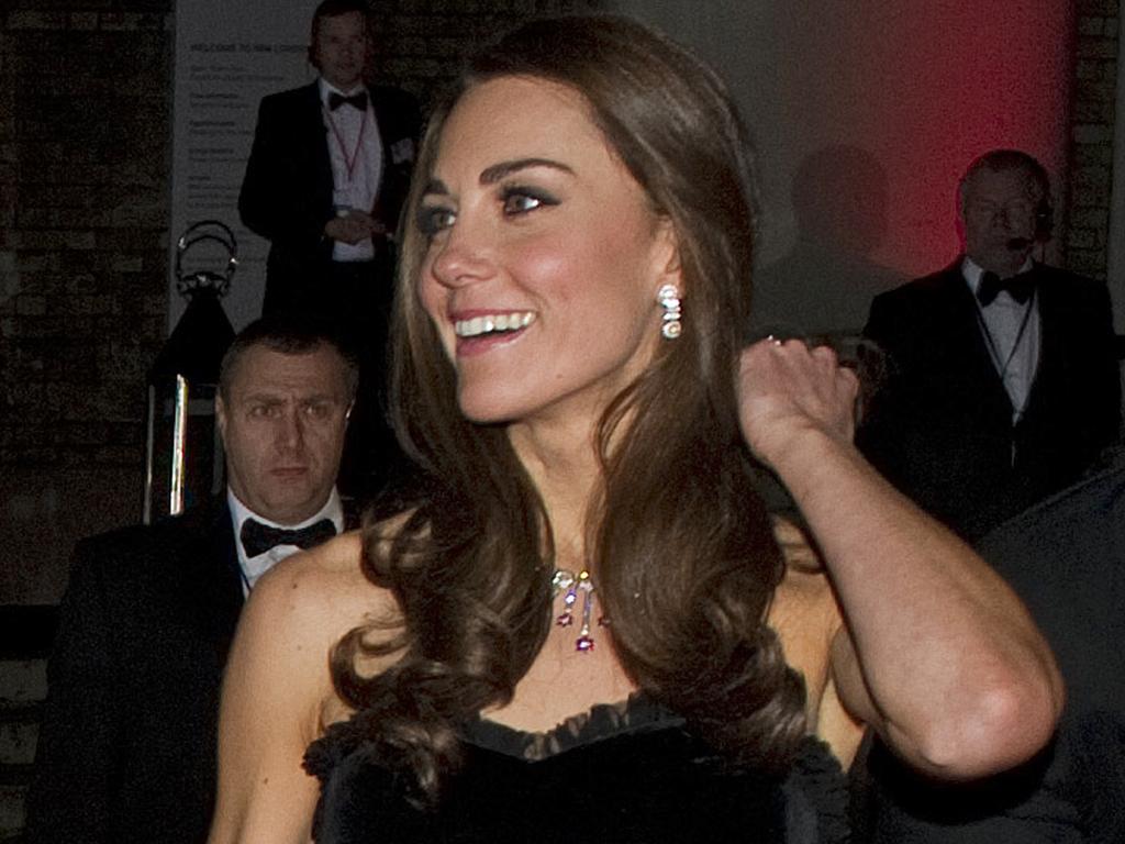 The Duchess of Cambridge in her ruby jewels in 2011. (AP Photo / Arthur Edwards, Pool)