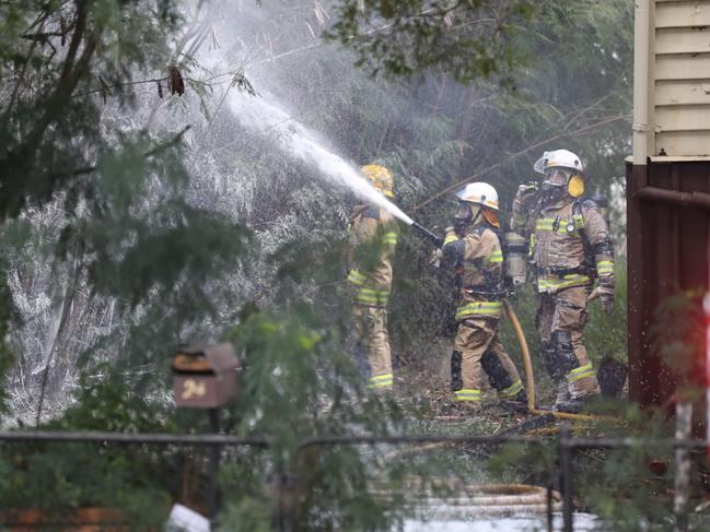 Third House Fire in Ascot in two weeks in a block of each other . Nudgee Road Ascot. Pic Annette Dew