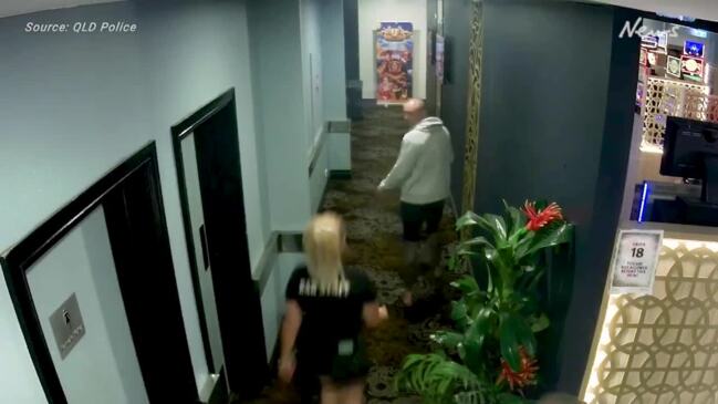 CCTV vision of alleged assault at Wynnum in April 2024