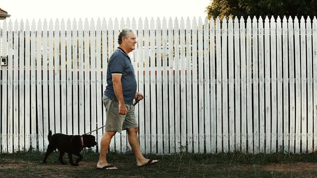 Gary Diggles and Dottie. Picture: Justine Walpole