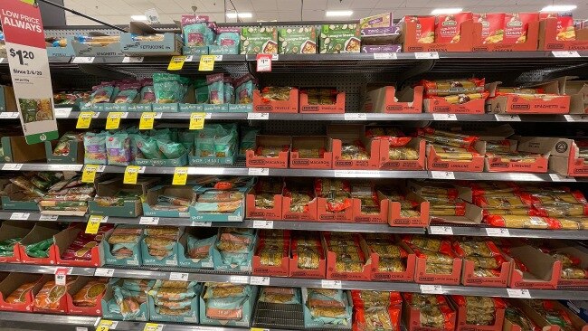 The tortellini range is available for sale in Woolworths supermarkets across Queensland. Picture: Toby Zerna.