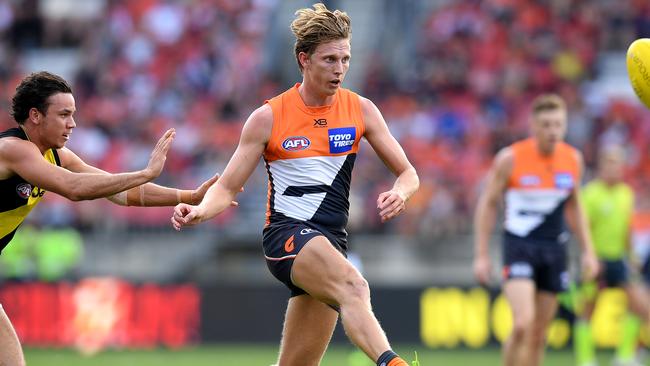 Lachie Whitfield starred through the midfield. Pic: AAP 