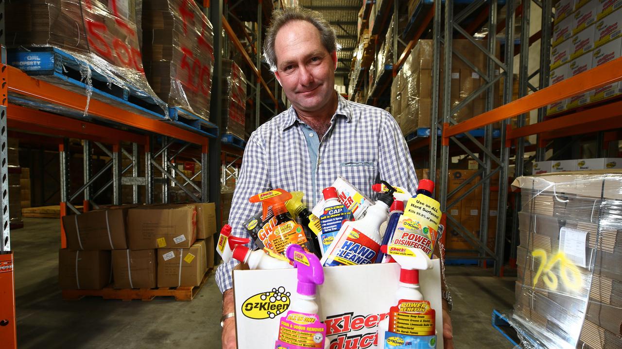 Joint CEO Mark Quinn in the HQ before the fire. Picture: Adam Head