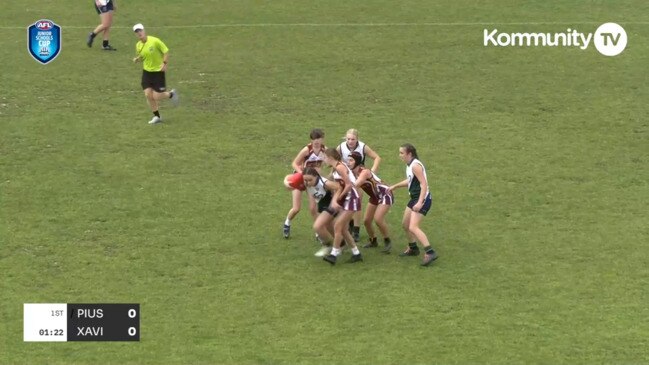 Replay: AFL NSW/ACT Junior Schools Cup - St Pius X v Xavier High School Albury