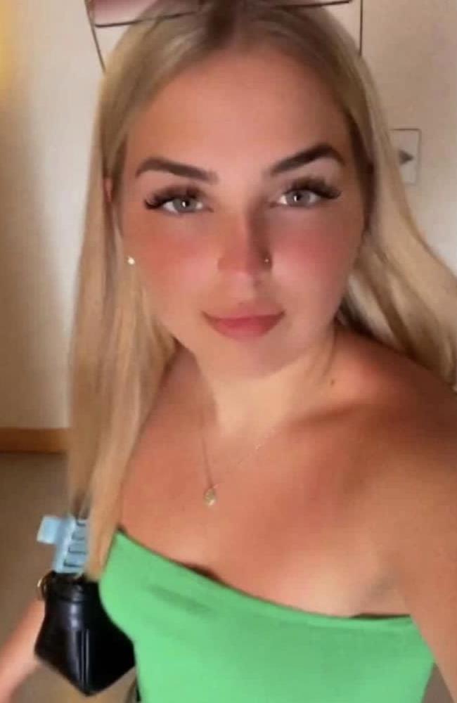 Ella Pick said she felt 'off' towards the end of a week-long trip to Zante with four of her friends to celebrate the end of college last June but blamed it on her boozing and partying. Picture: Kennedy News and Media