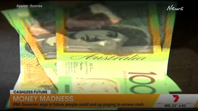 Sunrise host's frank warning about cashless society (Sunrise)