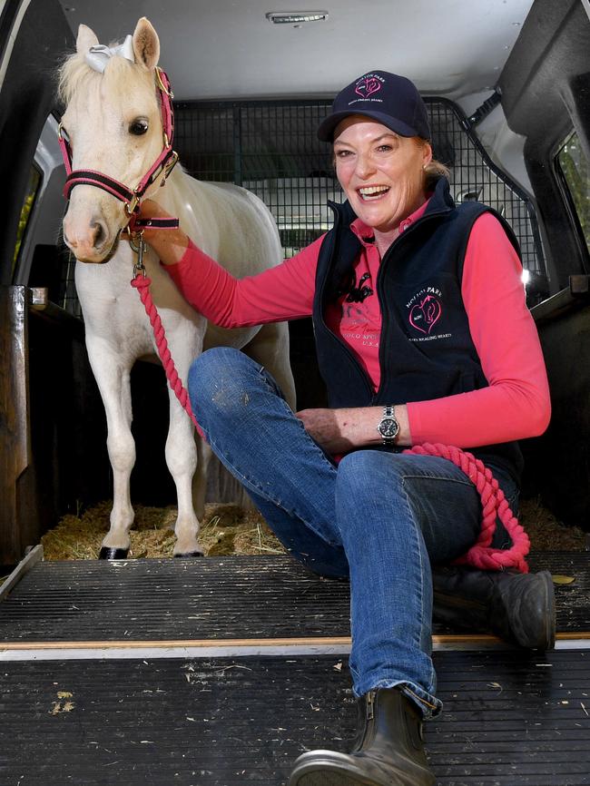 The late Donna Buss with Bentley at Nolton Park Horses Healing Hearts. Picture: Tricia Watkinson