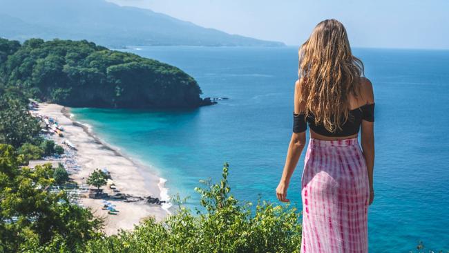 There are days on Bali's east coast where you might not even see another tourist