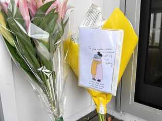 Messages of hope were left at the Mosque of Sunshine Coast over the weekend, proving the Sunshine Coast community was full of love and hope. Picture: Patrick Woods