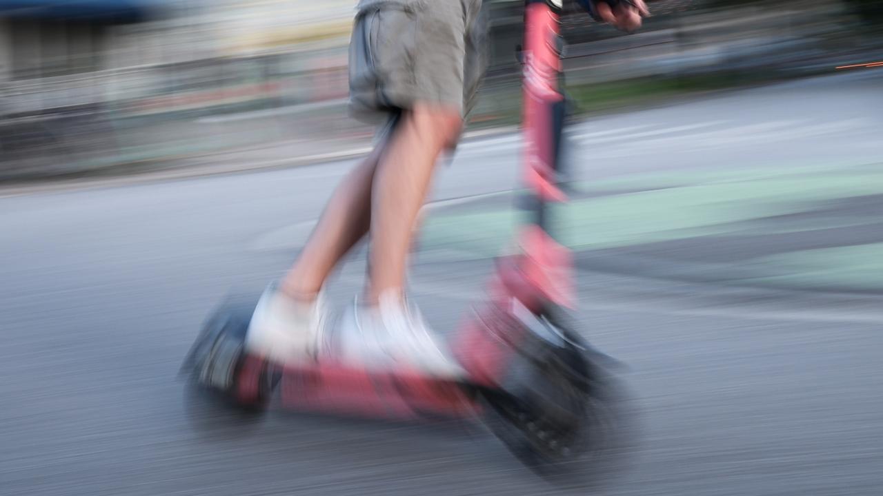 A woman in her 50s had become the third e-scooter crash victim on the Fraser Coast in the last three weeks. Photo: Christian Charisius/dpa