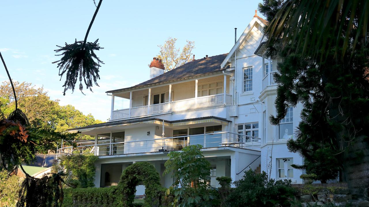 The Point Piper mansion ‘Elaine’ on New South Head Road, Point Piper, was the nation’s highest property sale for 2024 at $130m. Picture by Damian Shaw