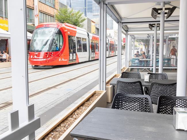 The Daily Telegraph Tuesday 11 February 2025Parramatta Light RailLight rail on Church St Parramatta. Picture Thomas Lisson