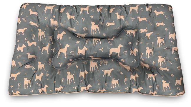 Extra large 120cm dog patterned Oxford pet bed, RRP. $37