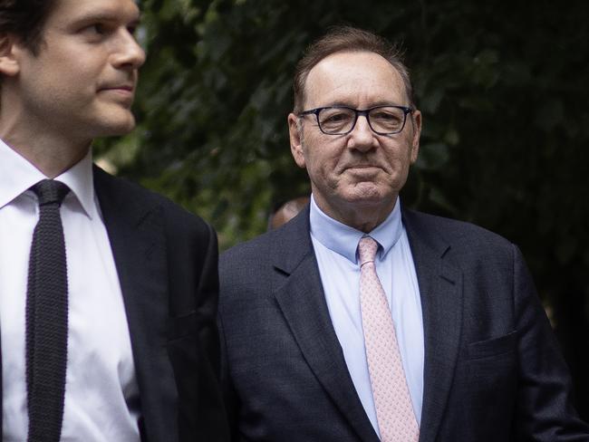 Actor Kevin Spacey arrives at Southwark Crown Court. (Photo by Dan Kitwood/Getty Images)