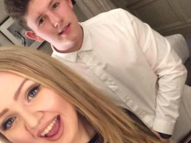 Chloe Rutherford, 17, and Liam Curry, 19 are missing after the Manchester Arena attack.  Picture:  Facebook