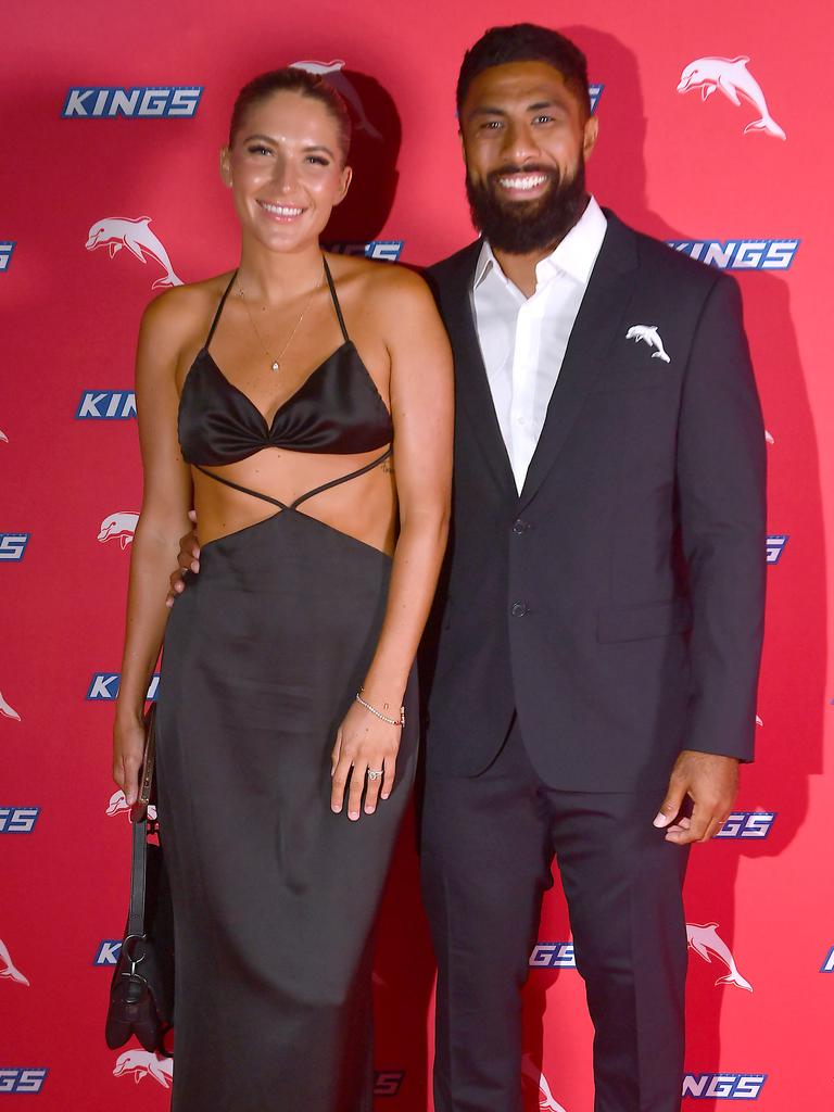 Samantha and Robert Jennings at the Dolphins season launch on Friday February 3, 2023. Photo: John Gass