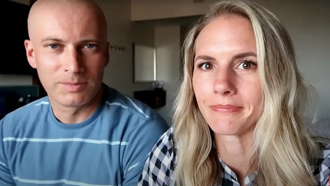 Ruby Franke (pictured with her ex husband Kevin) from defunct YouTube channel 8 Passengers was jailed in 2024 after admitting multiple counts of child abuse. Picture: YouTube