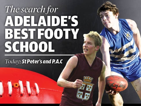 Prince Alfred and St Peter's all-time best footy teams (2018).