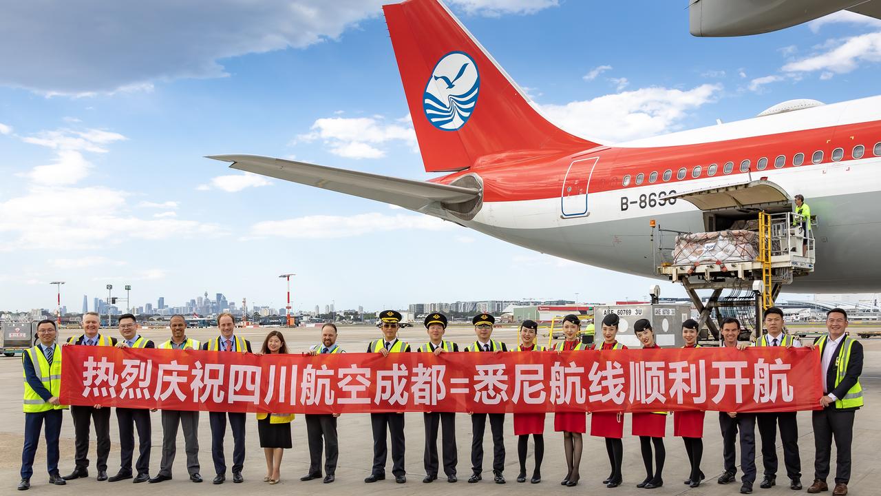 Sichuan Airlines’ return marks an important milestone Sydney Airport thought seemed impossible at the start of the year. Picture: Supplied