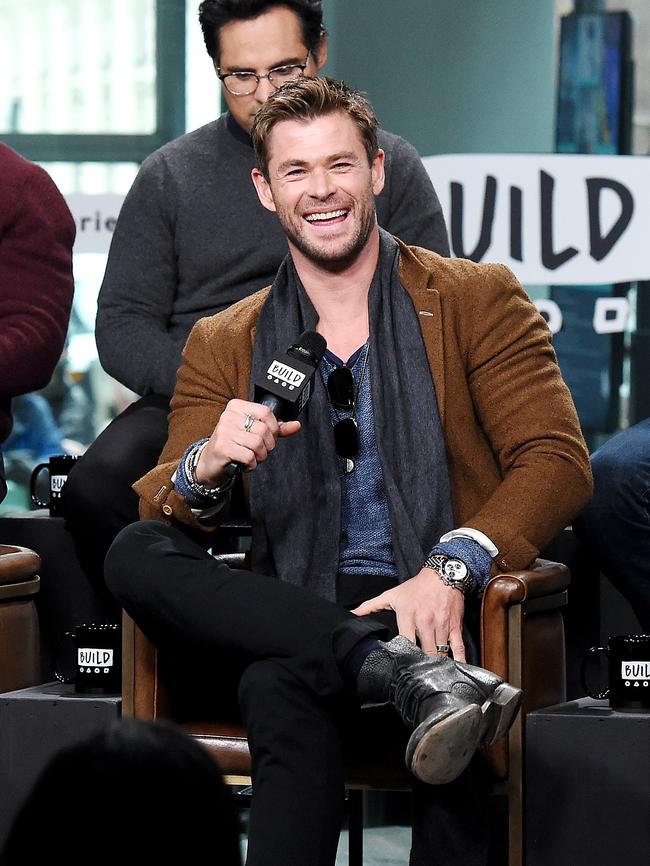 Actor Chris Hemsworth today.