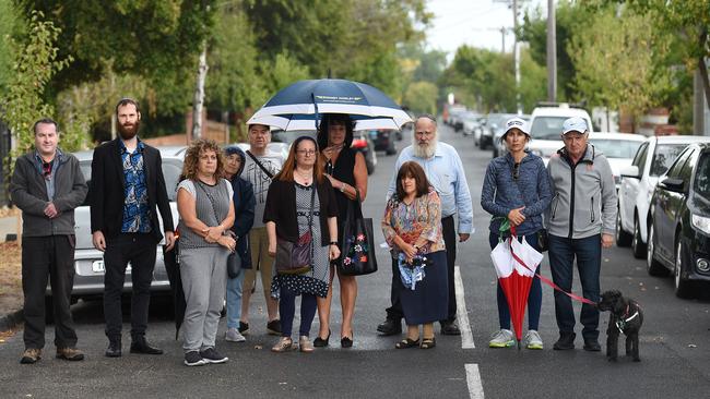 Caulfield North residents are furious about Glen Eira Council’s plans to create a safe cycling route on busy Inkerman St and remove several parking spaces. Picture: Josie Hayden