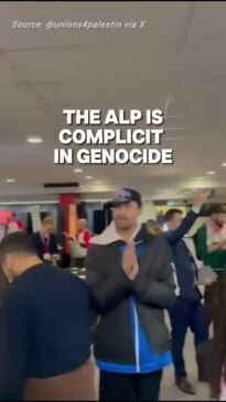 Protesters storm ALP Conference in Victoria