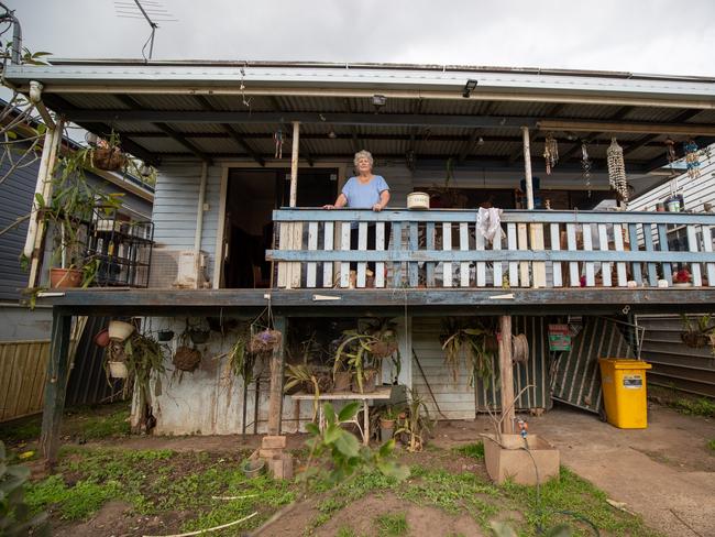 Lismore pensioner Margaret Beddoes’ home of 49 years was destroyed in the floods. Picture: Danielle Smith