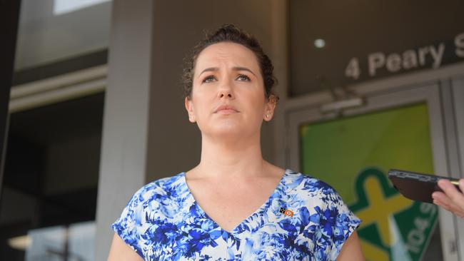 Opposition leader Lia Finocchiaro indicates she will call for a vote of no confidence in the Fyles government. Picture: (A)manda Parkinson