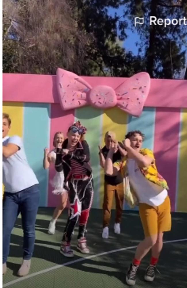 She also danced with several TikTok stars at Pride House. Picture: TikTok