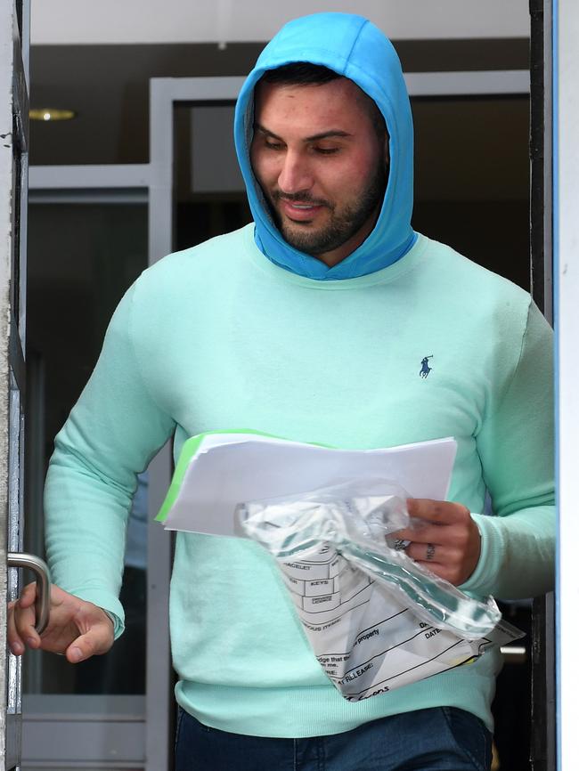 Salim Mehajer after being granted bail last November. Picture: Dean Lewins.