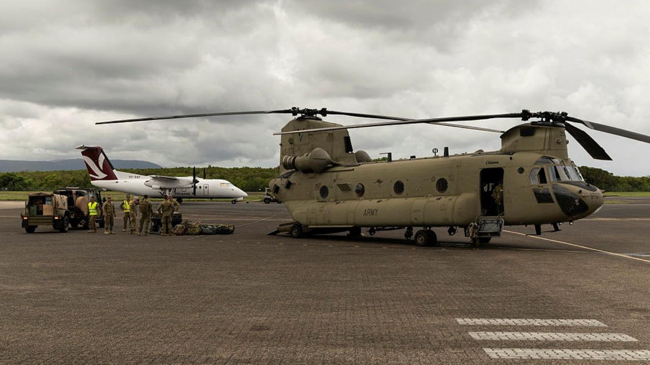 The Australian Defence Force (ADF) is providing support to the Queensland Reconstruction Agency (QRA) to access and resupply isolated communities. Picture: Supplied