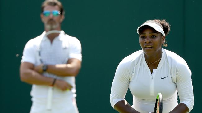 American tennis great Serena Williams was one of the last players to be sanctioned at a grand slam for receiving coaching in the 2018 US Open final. Picture: Matthew Stockman / Getty Images